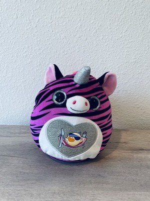 Purple Pink Stripe 10  Plush Zuru Rainbocorns Wild Heart Flair - Mint condition
