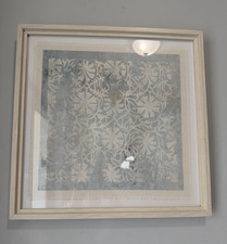 Matted  Framed Abstract Pattern Art Print Wall Decor, Single Piece