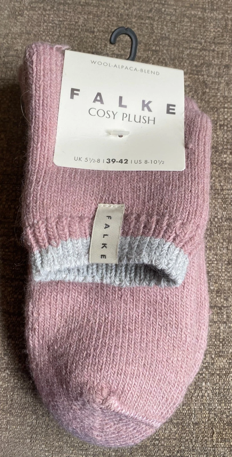FALKE Cosy Plush WOMEN'S Socks ALPACA WOOL Blend Size 8.5 - 10 NEW ~ FREE SHIP!