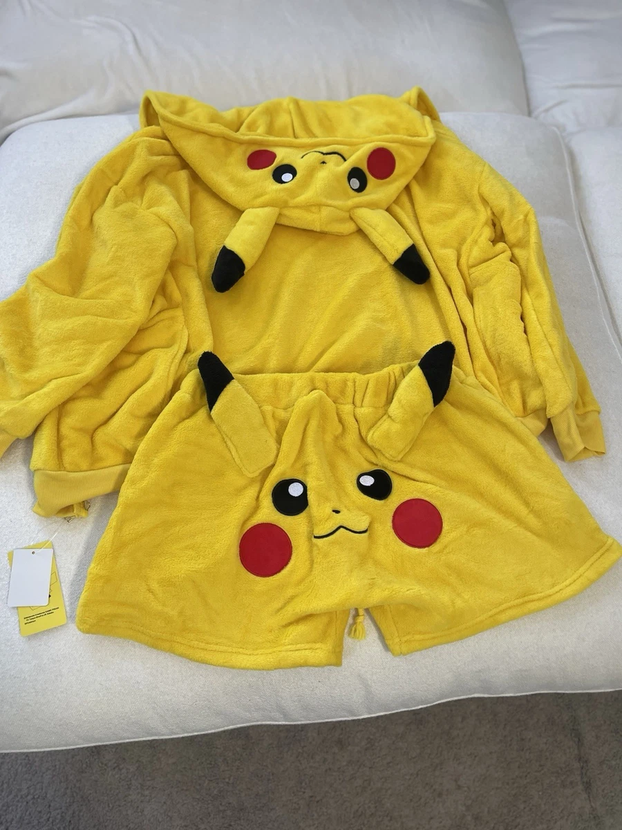 Pikachu in felpa con cappuccio portachiavi portachiavi borsa custodia