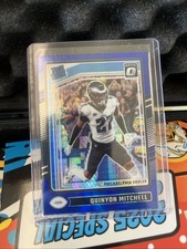 2024 Panini Donruss Optic-Rated Rookie Quinyon Mitchell#282 Blue Hyper Prizm(RC)