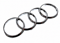 Original Audi Zeichen Logo Emblem Vorne 4H0853605C 2ZZ