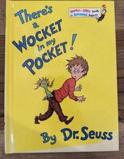 Dr. Seuss THERE'S A WOCKET IN MY POCKET 1974 Childrens Beginner Book VINTAGE HC