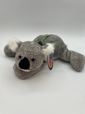 New Mary Meyer Flip Flops Kylie Koala Plush Gray Grey Bear Floppy 2001 12'' Tags