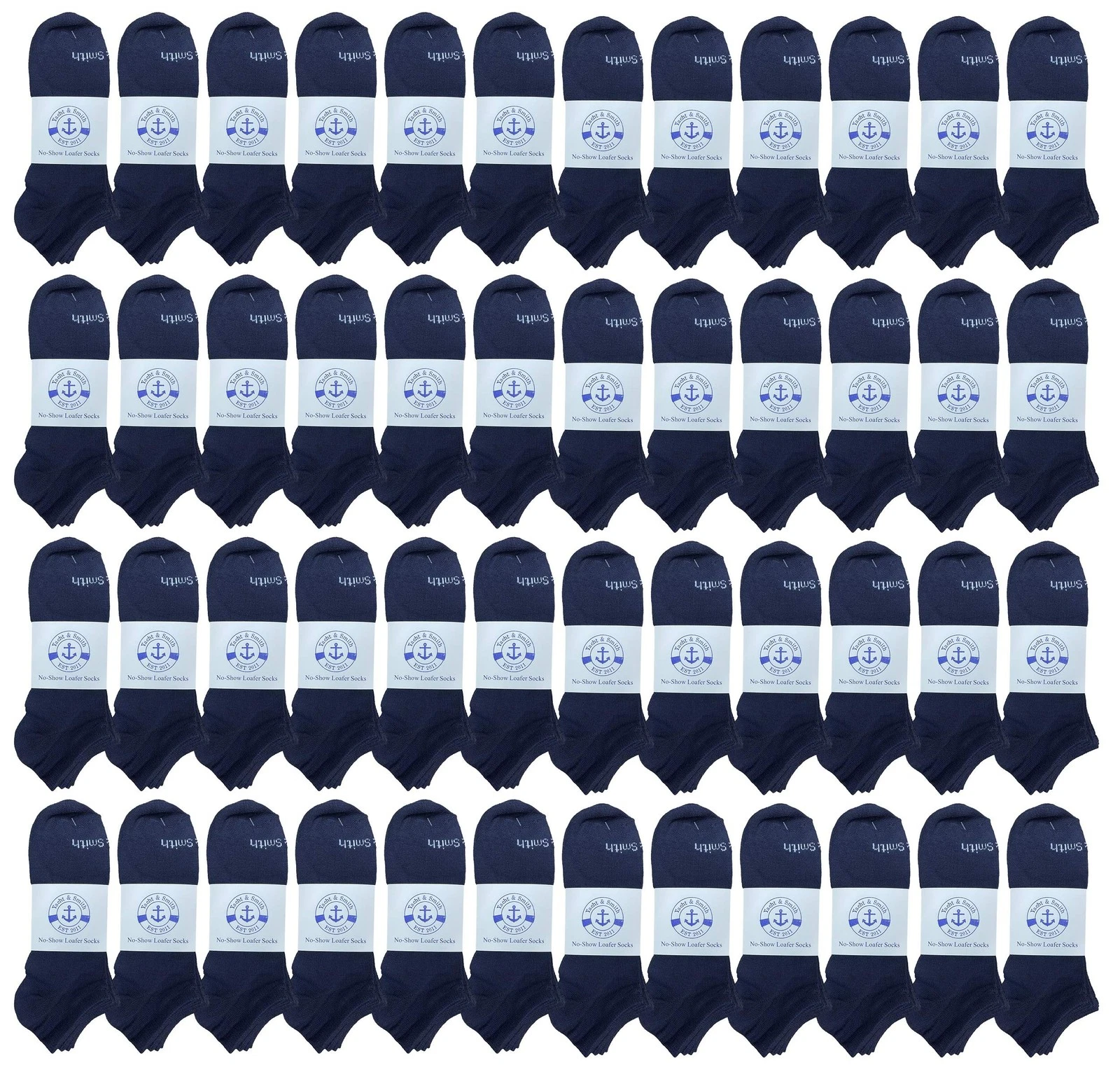 Yacht & Smith 48 Pairs of Womens Thin Low Cut Ankle No Show Socks, Lightweight
