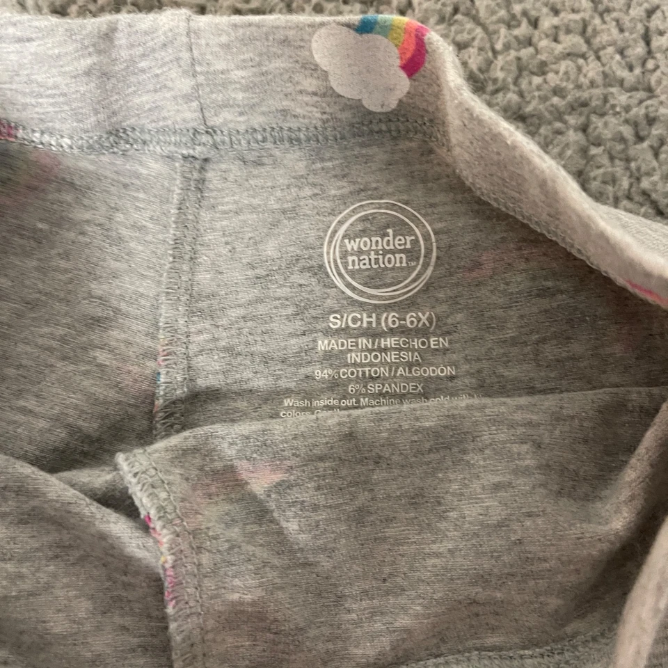 Lote de 5 pares de pantalones cortos de juego para niñas 6-6X rosa y azul antiguo azul marino y Wonder Nation Foto 3 de 4