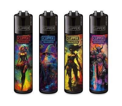 Clipper Feuerzeug 4er Set FFX Fantasy