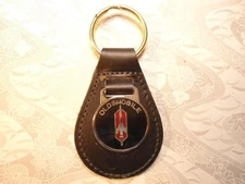 1 Silverplated Oldsmobile Car Leather Keyring