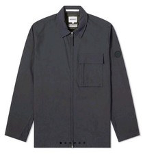 Norse Projects Jens Zip Dry Jacket Size Medium Dark Navy