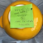 Pyrex Vintage Amish 443- 2 1/2qt Pyrex Circle R Mixing Bowl Yellow