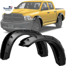 Front Rear Fender Flares Kit Compatible for 2009-2018 Dodge Ram 1500, 2019-2024