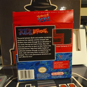 Jack Bros Virtual boy Game & Manual  authentic  with a Reproduction box  tested
