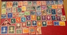 63 znaczki pocztowe holenderskie (patrz zdjęcia)