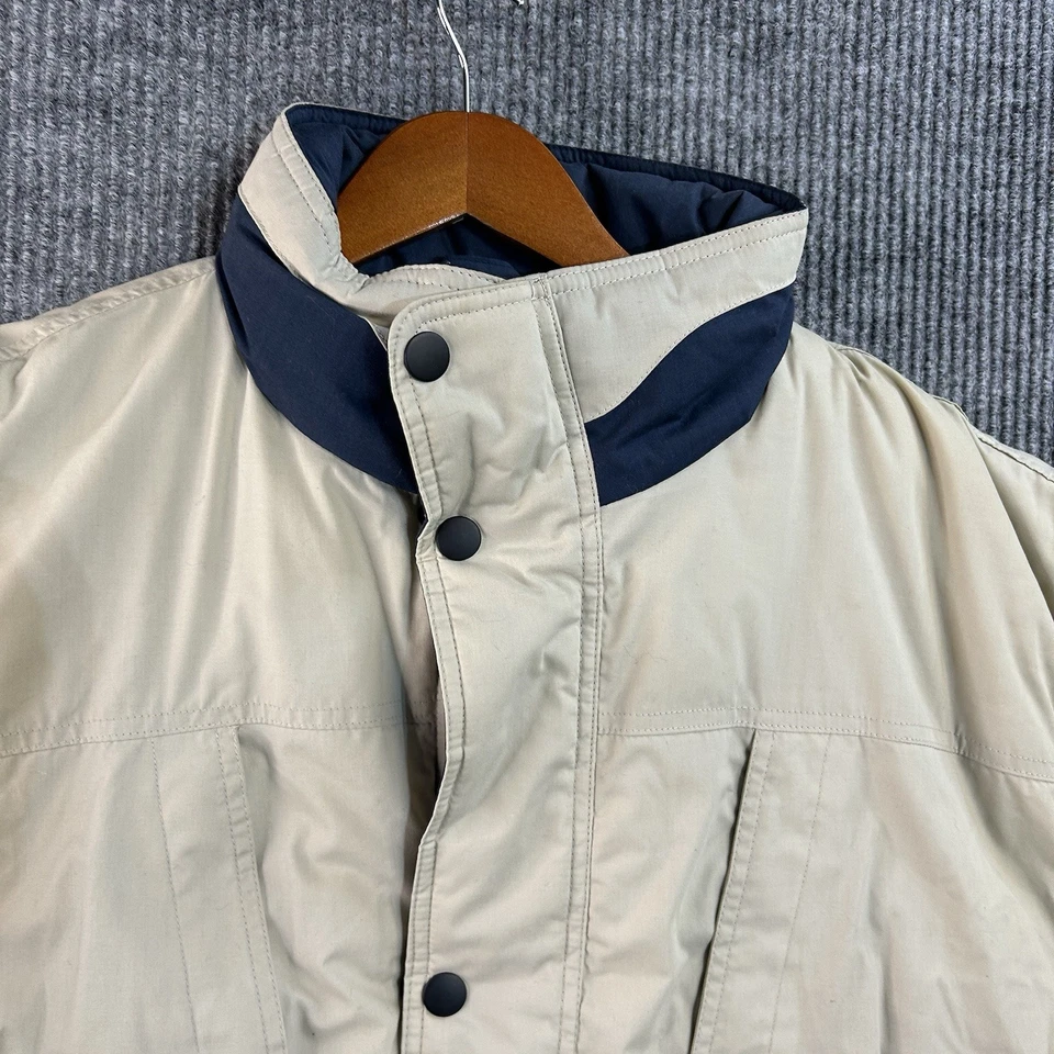 Northwest Territory Invierno Hombre’s XL Chaqueta Aislada Con Capucha Cremallera Beige Foto 2 de 4