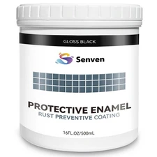 Black Paint Gloss Black Rust Control 16 Oz Anti Rust Coating Enamel Acrylic T...