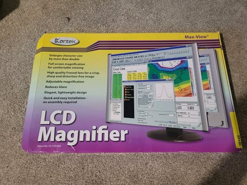 Kantek LCD Monitor Magnifier Filter Fits 22" Widescreen LCD 16:9/16:10 Aspect