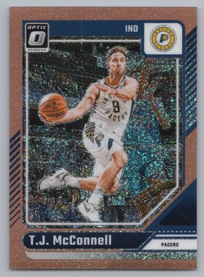 2024-25 Donruss Optic #67 T.J. McConnell Copper Glitter #/99