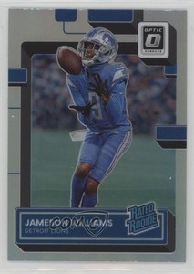 2022 Panini Donruss Optic Rated Holo Prizm Jameson Williams #208 Rookie RC
