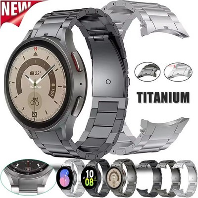 Titan Metall Armband Für Samsung Galaxy Watch 4 5 6 7 EF Ersatz Band Smartwatch