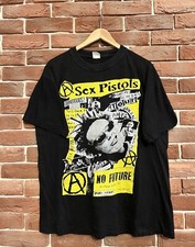 90s Sex Pistols Sid Vicious Vintage Punk Band Tshirt Grail L black