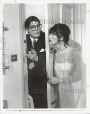 Press Photo Actors Margot Kidder & Christopher Reeve in Film "Superman"