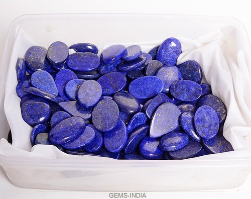 (1 KG) 5000 quilates + Lapislázuli azul natural manchas de oro cabina lote al por mayor 100 piezas + - Imagen 3 de 3