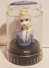 PODZ JUICE DRINK BOTTLE TOPPER DISNEY FROZEN QUEEN ELSA BUST IN DOME