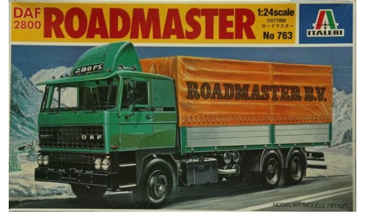 DAF 2800 ROADMASTER 1:24 プラモデルキット Italeri DAF 2800 Roadmaster | No. 763 | 1:24 | Still sealed