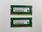 2x 1GB Micron 2GB MT8JSF12864HZ-1G1D1 DDR3 PC3-8500S Laptop Arbeitsspeicher RAM