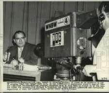 1954 Press Photo Senator Joseph R. McCarthy appears on "Meet the Press" program