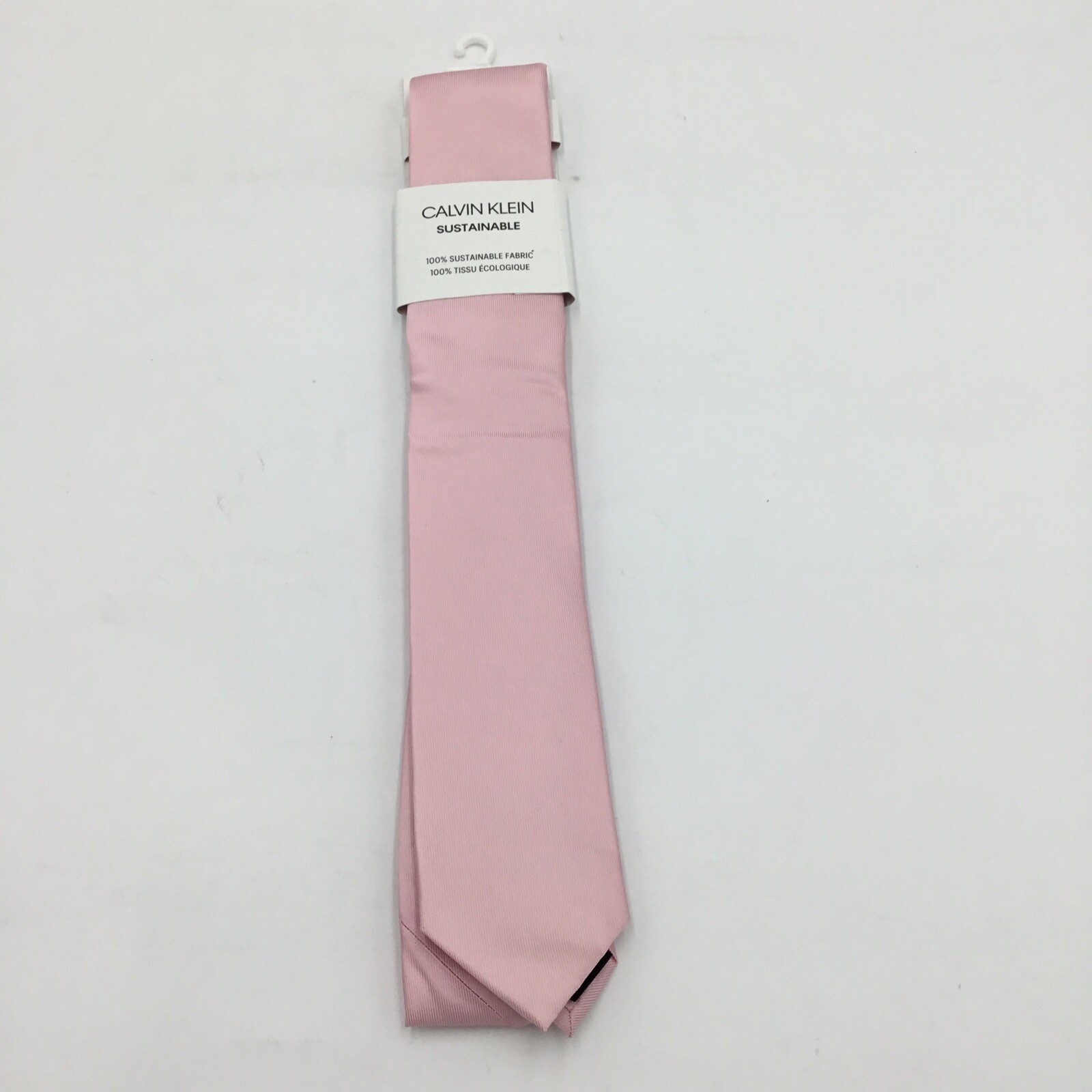 Устойчивый мужской розовый однотонный галстук Calvin Klein- OS 3890₽