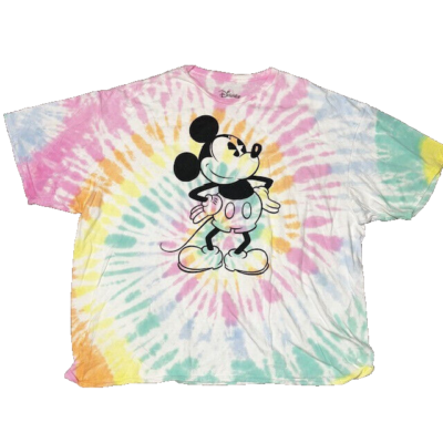 womens tie dye disney shirt