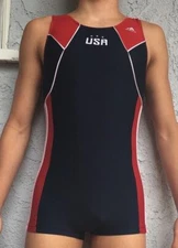 adidas authentic Team USA Olympic Gymnastics singlet XS Small Vintage