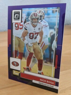 2022 Panini Donruss Optic Nick Bosa  12/50 San Francisco 49ers