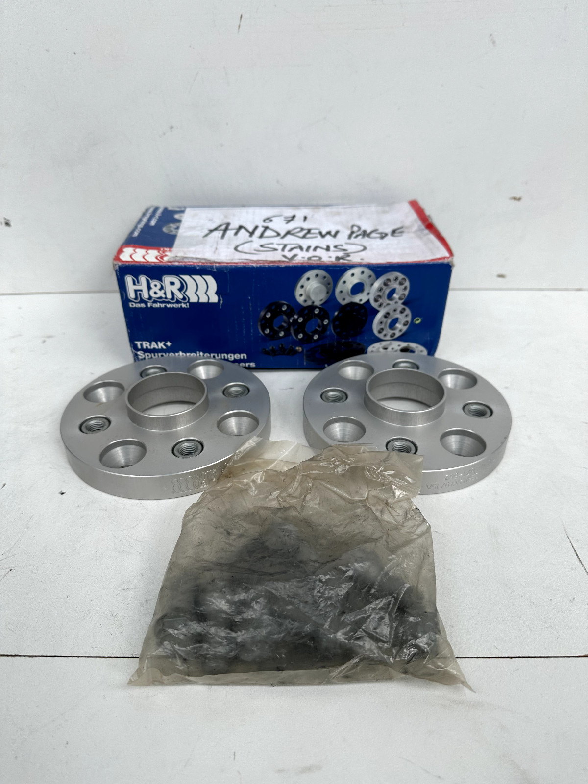 H&R WHEEL SPACERS 20mm (40mm per axle) for AUDI Audi 80 B4 1991-2000 403245712
