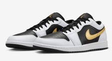 air jordan 1 black and gold resale
