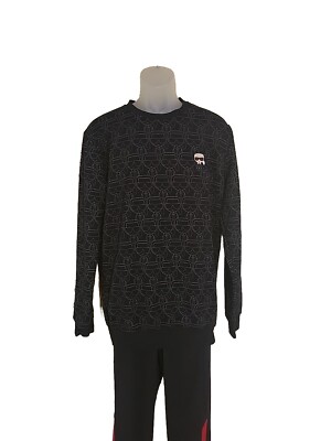 karl lagerfeld men/ Unisex BLACK logo Sweater Size XXL NWT
