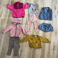 8 Piece Lot of 18 Month Baby Girl Clothes Outfit Jacket Sweathshirt Disney Zara