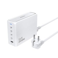 Dudao A228EU Gan-LadegeräT 1X USB-A 4X USB-C PD 228W - Weiß WandladegeräT