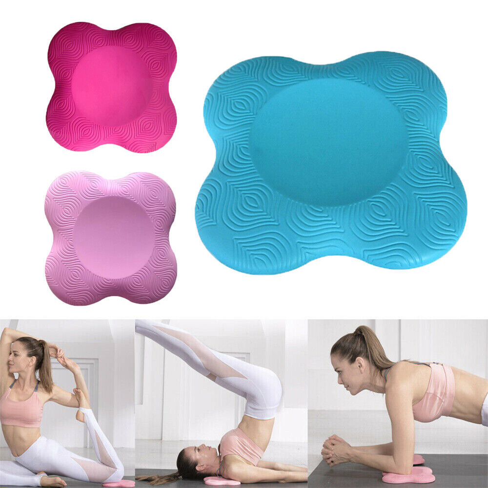 US Thick Elbow Knee Pad Yoga Mat Fitness Gym Disc Protective Cus