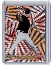 2019 Panini Elite Extra Edition #177 Avery Short Aspirations Red /150