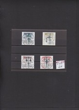 Berlin Mi. Nr. 603 - 606 " Historische Straßenlaternen  " Gestempelt  XXX2XXX