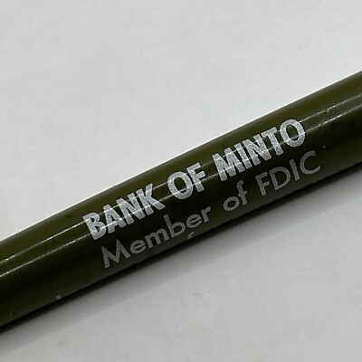 VTG Ballpoint Pen Bank Of Minto North Dakota