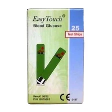 New Easy Touch Test Strip For Blood Glucose Original 25 Strips Free USPS Ship