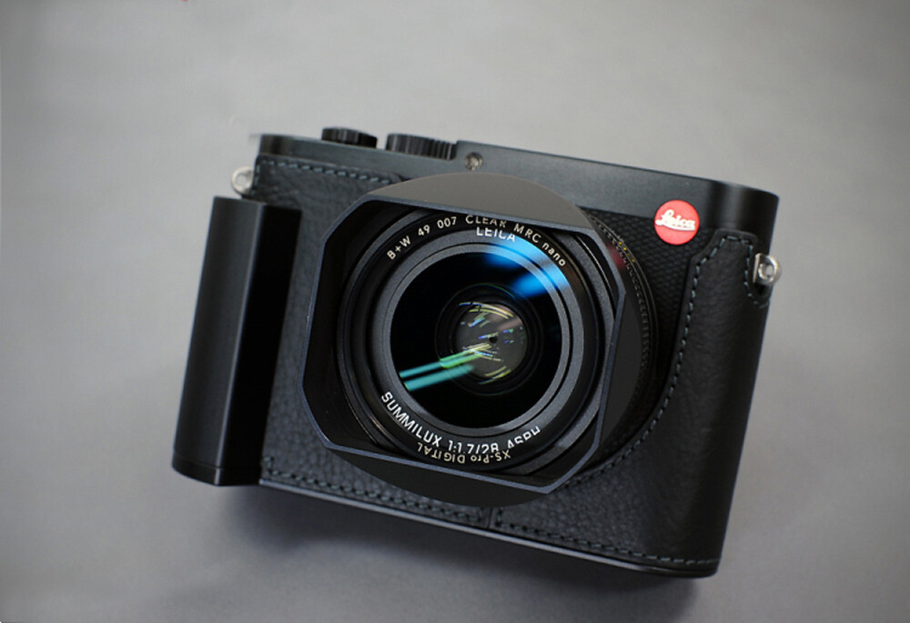 Handmade Genuine Leather Camera Case Half Bag For Leica Q3 Q2 Q2