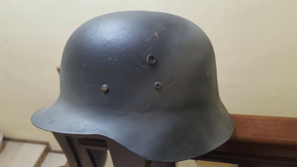 Casco alemán de la Segunda Guerra mundial. - Imagen 4 de 4
