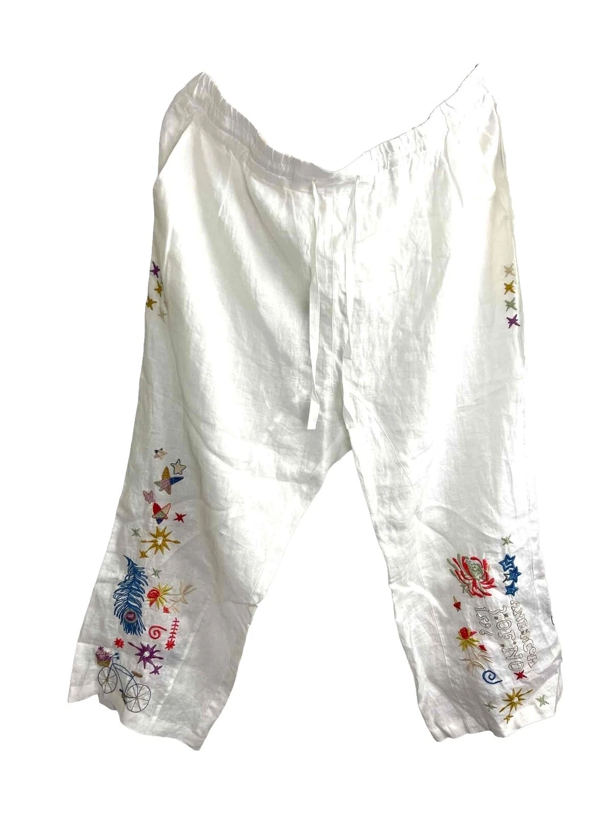 Pantalones bordado Johnny Was's para Mujer