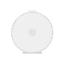 Maxtek 50 Pack Clear Transparent Round Clamshell CD DVD Case, with Lock