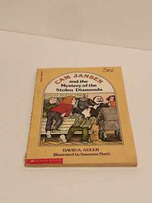 CAM JANSEN MYSTERY OF STOLEN DIAMONDS BY DAVID ADLER HARDBACK 1980