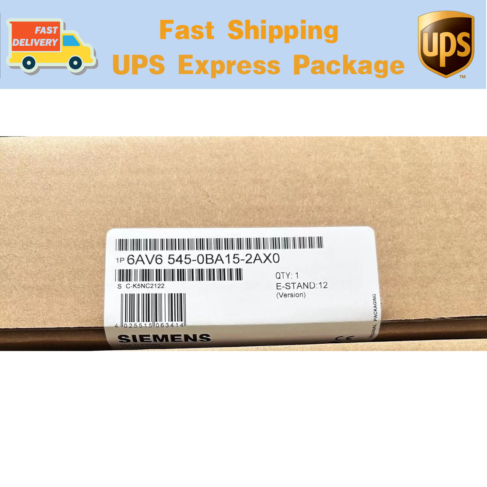 6AV6545-0BA15-2AX0 Siemens SIMATIC Touch Panel TP 170A Expedited Shipping New GQ